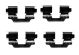 TEXTAR Zubehörsatz, Scheibenbremsbelag 82055800