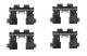 TEXTAR Zubehörsatz, Scheibenbremsbelag 82519200
