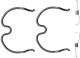 TEXTAR Zubehörsatz, Bremsbacken 97032300