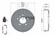 TEXTAR Bremstrommel 94012500