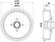 TEXTAR Bremstrommel 94018900