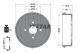 TEXTAR Bremstrommel 94021200