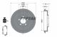 TEXTAR Bremstrommel 94024300