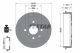 TEXTAR Bremstrommel 94026500
