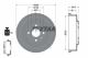 TEXTAR Bremstrommel 94031500