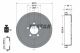 TEXTAR Bremstrommel 94044600