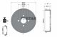 TEXTAR Bremstrommel 94045200