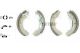 TEXTAR Bremsbackensatz 91028900