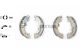 TEXTAR Bremsbackensatz 91038000