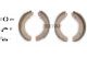 TEXTAR Bremsbackensatz 91044300