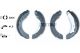 TEXTAR Bremsbackensatz 91053900