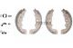 TEXTAR Bremsbackensatz 91057600
