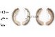 TEXTAR Bremsbackensatz 91058200