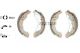 TEXTAR Bremsbackensatz 91061600