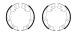 TEXTAR Bremsbackensatz, Feststellbremse 91086000