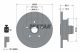 TEXTAR Bremsscheibe 92053000