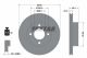 TEXTAR Bremsscheibe 92054200