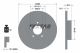 TEXTAR Bremsscheibe 92057405