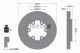 TEXTAR Bremsscheibe 92059000
