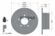TEXTAR Bremsscheibe 92072303