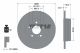 TEXTAR Bremsscheibe 92091103