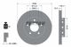 TEXTAR Bremsscheibe 92098400