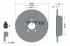TEXTAR Bremsscheibe 92099403