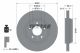 TEXTAR Bremsscheibe 92107003