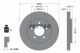 TEXTAR Bremsscheibe 92108700