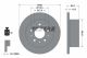 TEXTAR Bremsscheibe 92116103