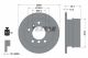 TEXTAR Bremsscheibe 92137503