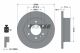 TEXTAR Bremsscheibe 93143303