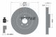 TEXTAR Bremsscheibe 92151705