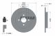 TEXTAR Bremsscheibe 92156300