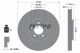 TEXTAR Bremsscheibe 92158703