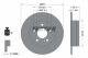 TEXTAR Bremsscheibe 92163103