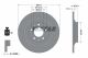 TEXTAR Bremsscheibe 92166400