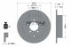 TEXTAR Bremsscheibe 92167003