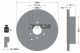 TEXTAR Bremsscheibe 92181603