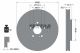 TEXTAR Bremsscheibe 92194900