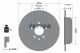 TEXTAR Bremsscheibe 92195100