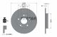 TEXTAR Bremsscheibe 92224103