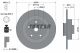TEXTAR Bremsscheibe 92233103