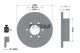 TEXTAR Bremsscheibe 92301103