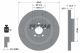 TEXTAR Bremsscheibe 92307905