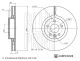 BLUE PRINT Bremsscheibe ADBP430028
