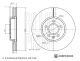 BLUE PRINT Bremsscheibe ADBP430040