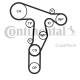 CONTINENTAL CTAM Wasserpumpe + Zahnriemensatz CT1139WP8PRO
