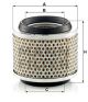 MANN-FILTER Luftfilter C 1112/7