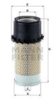 MANN-FILTER Luftfilter C 14 179/1